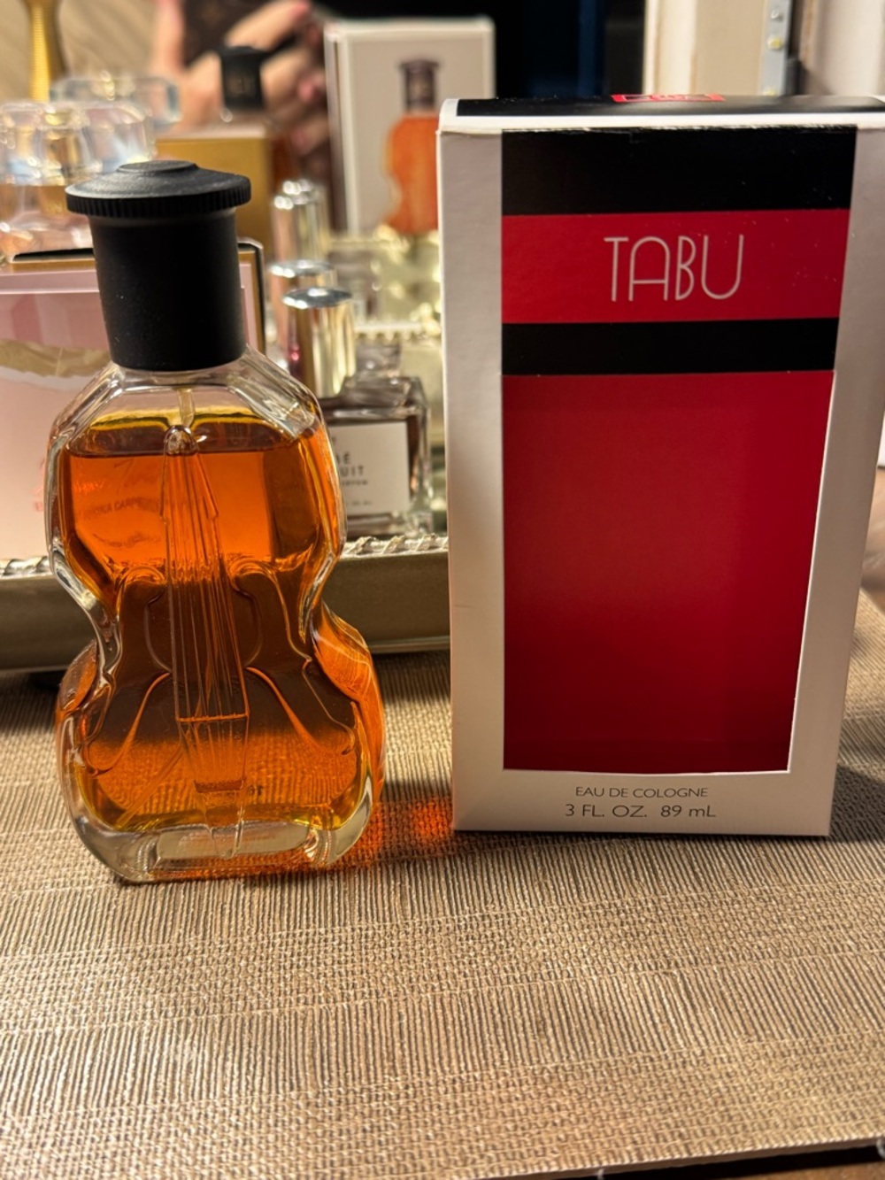 Women's Eau de Cologne - Amber (Violin Bottle)